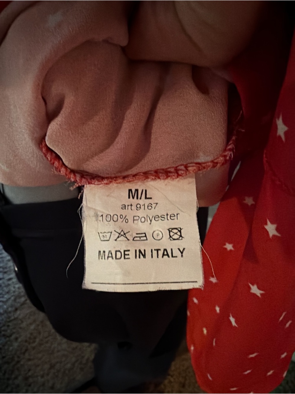 Boohoo Red Star Ruffle-Back Blouse - Picture 5 of 5